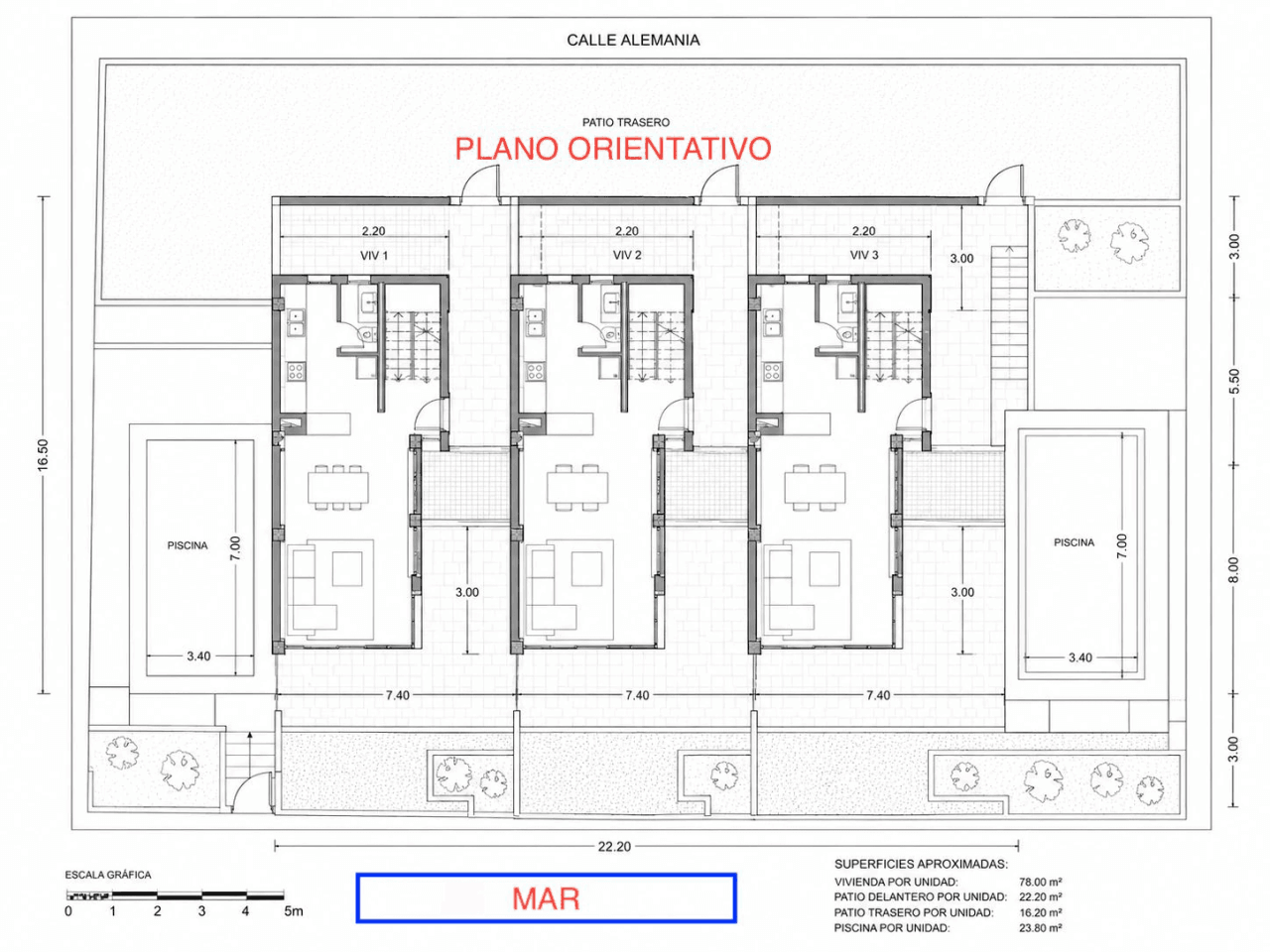 Exclusiva OPORTUNIDAD DE INVERSIÓN: conjunto de 3 villas con vistas al mar, 2 piscinas privadas y alta rentabilidad